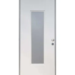 Porta blindata Lighting 210x90 cm bianca apertura sx