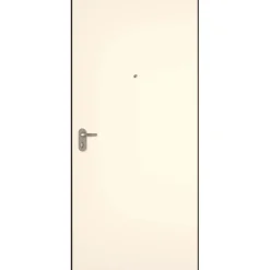 Porta blindata Monet pantografata 90x210 cm grigia apertura dx