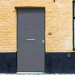 Porta blindata Super Gray 90x210 cm grigia apertura sx