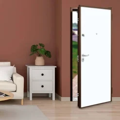 Porta blindata Super Gray 90x210 cm grigia apertura sx