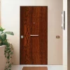 Porta blindata Super Noce 90x210 cm noce apertura dx