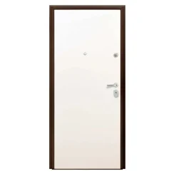 Porta blindata Super Noce 90x210 cm noce apertura dx