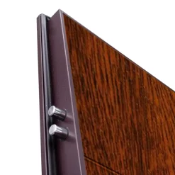 Porta blindata Super Noce 90x210 cm noce apertura dx