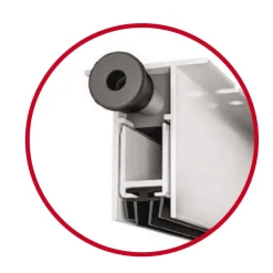 Porta blindata Super Noce 90x210 cm noce apertura dx
