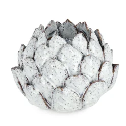 Porta candela in ceramica Masami Ø17,5 cm bianco