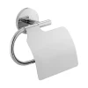 Porta carta igienica con coperchio CMI S 300 cromo