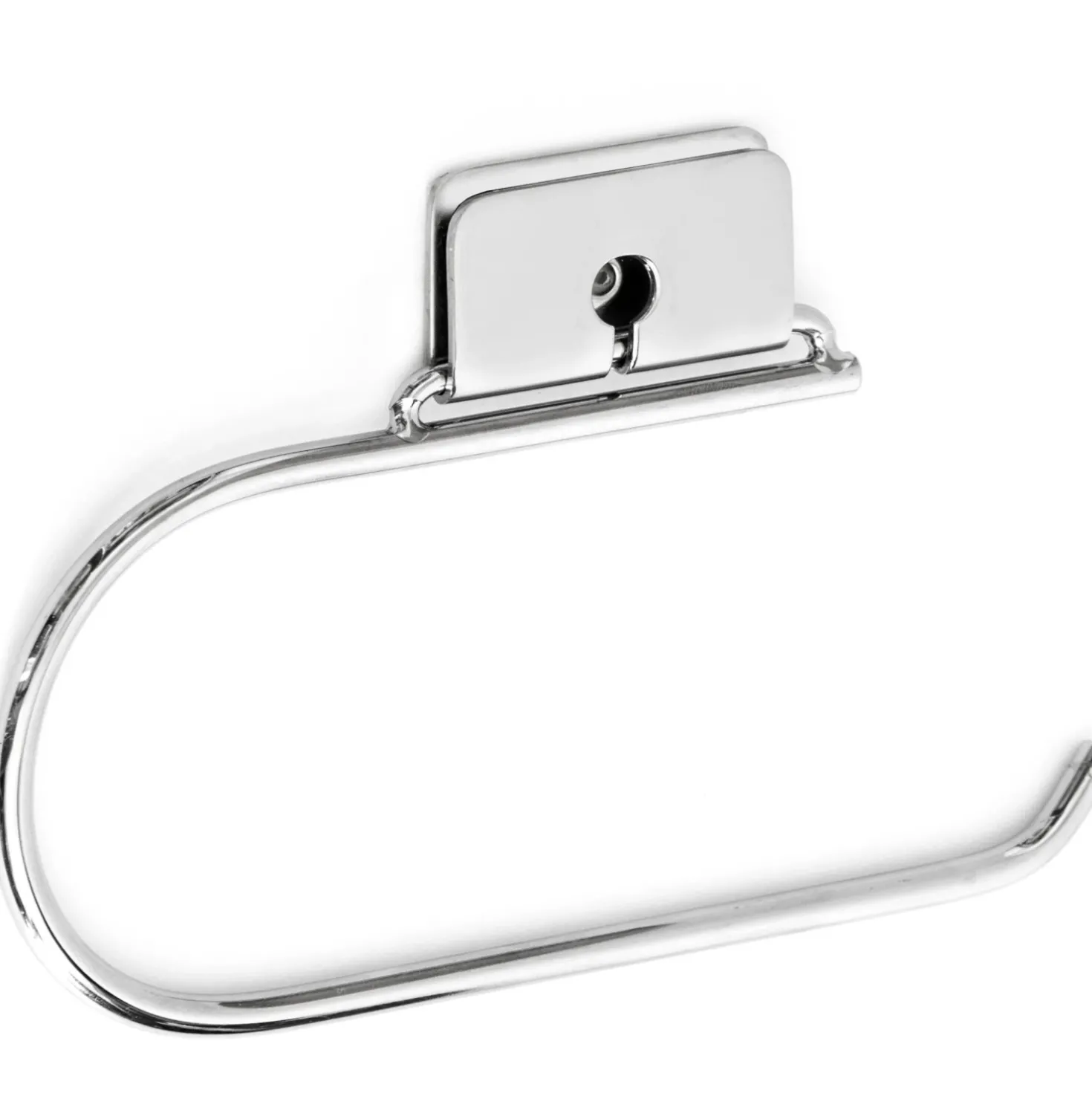Porta carta igienica da muro Grip cromo