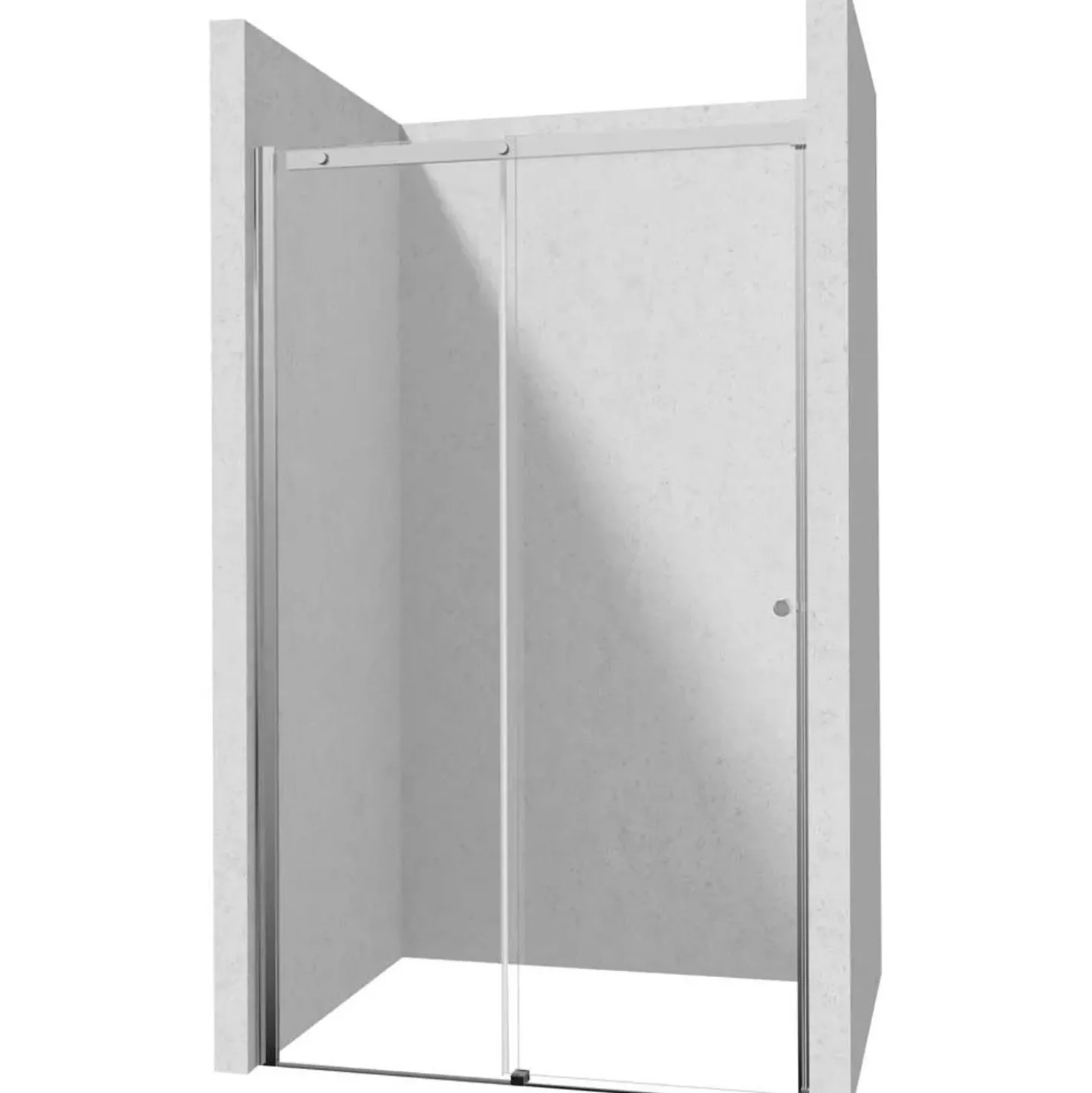 Porta doccia scorrevole Idrostile 150x200 cm Cromo