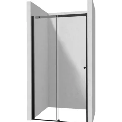 Porta doccia scorrevole Idrostile 100x200 cm Nero