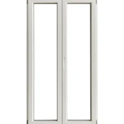 Porta finestra 2 ante dx pvc 120x220 cm