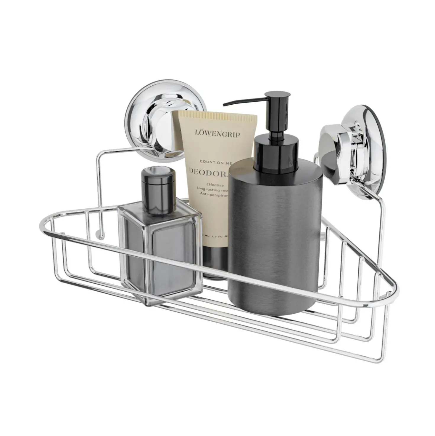Porta oggetti doccia angolare Bestlock Bath cromo