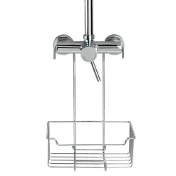 Porta oggetti doccia Milo appendibile in acciaio inox