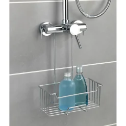 Porta oggetti doccia Milo appendibile in acciaio inox