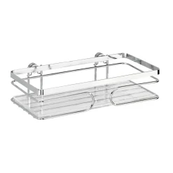 Porta oggetti doccia Premium in acciaio inox