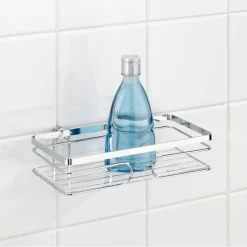 Porta oggetti doccia Premium in acciaio inox