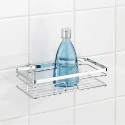 Porta oggetti doccia Premium in acciaio inox