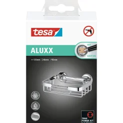Porta oggetti doccia Tesa Aluxx in alluminio cromato lucido