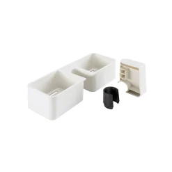 Porta oggetti per maniglioni di sicurezza Ada bianco