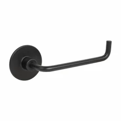 Porta rotolo in acciaio Wind 24,5x8 cm nero