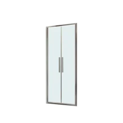 Porta saloon doccia 2 ante estensione cm 97-101 cromo trasparente