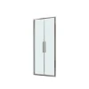 Porta saloon doccia 2 ante estensione cm 97-101 cromo stampato