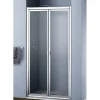 Porta saloon doccia 2 ante Platzcm 70 h.190 argento e trasparente 3 mm