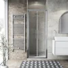 Porta saloon doccia 92/96 cm cromo