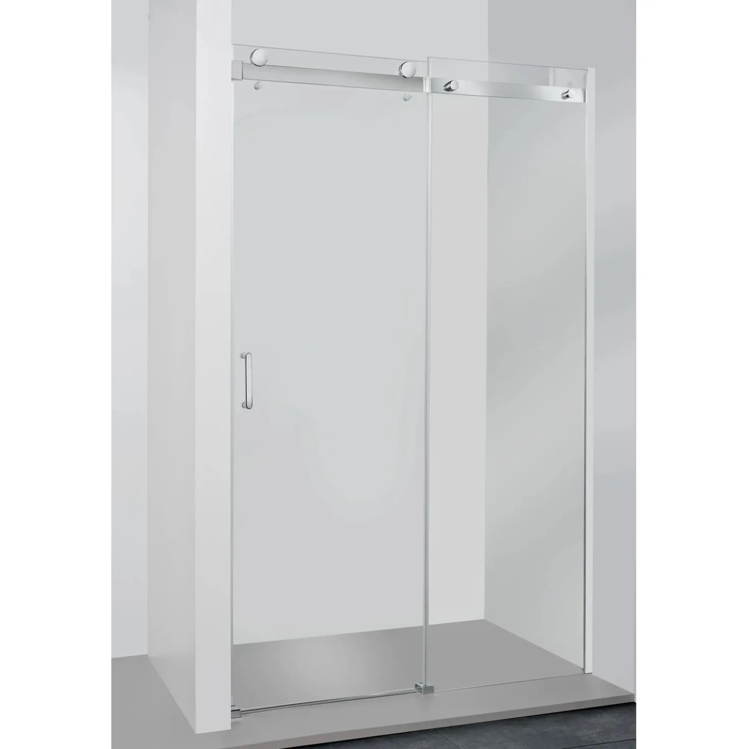 Porta scorrevole Alme 140 cm trasparente 8 mm