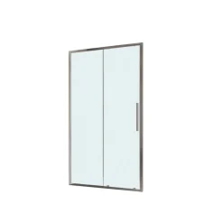 Porta scorrevole doccia a 2 ante estensione cm 117-121 cromo stampato