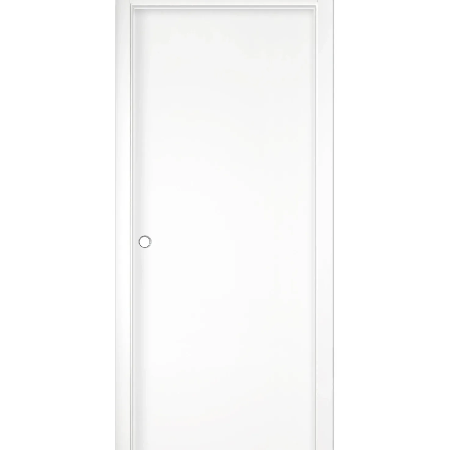 Porta scorrevole reversibile Badia bianca 210x80 cm