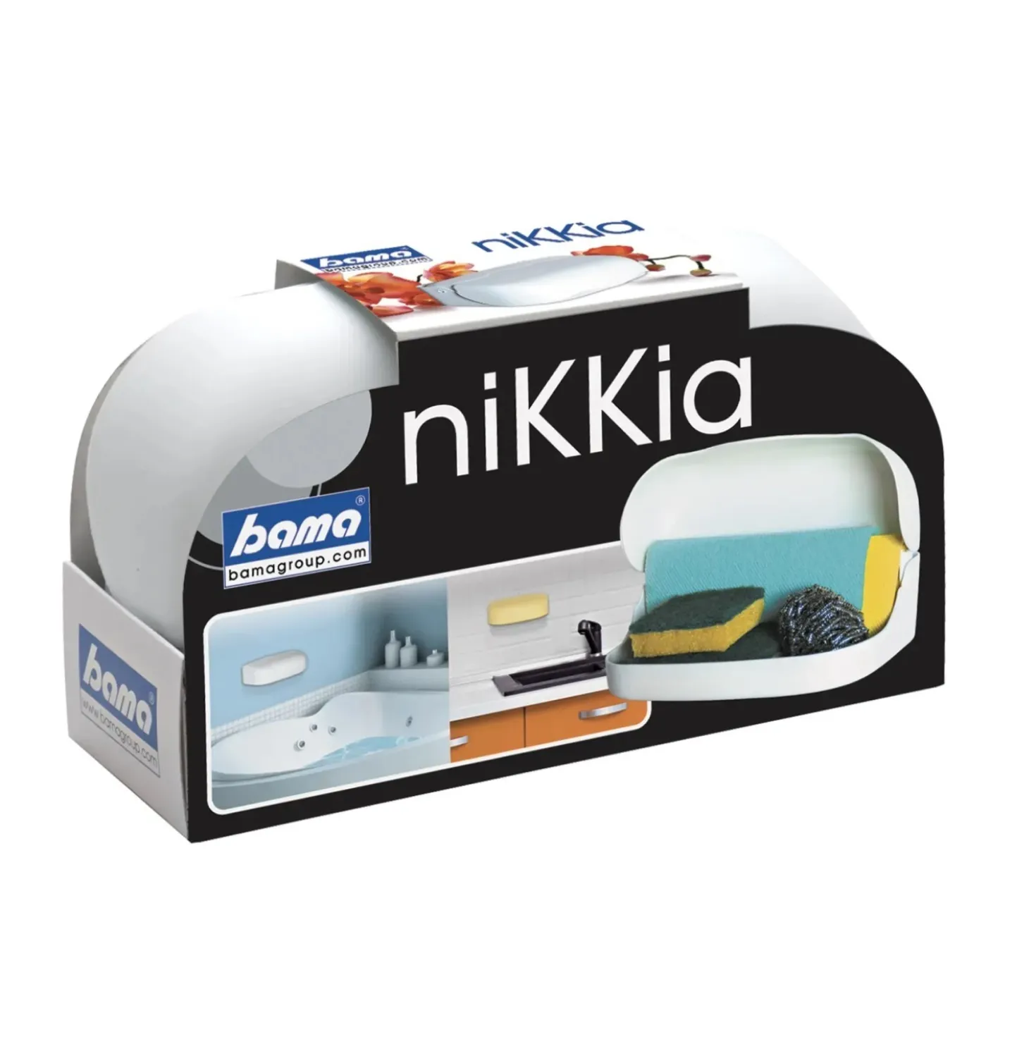 Porta spugna cucina Nikkia 22x12,5x7 cm