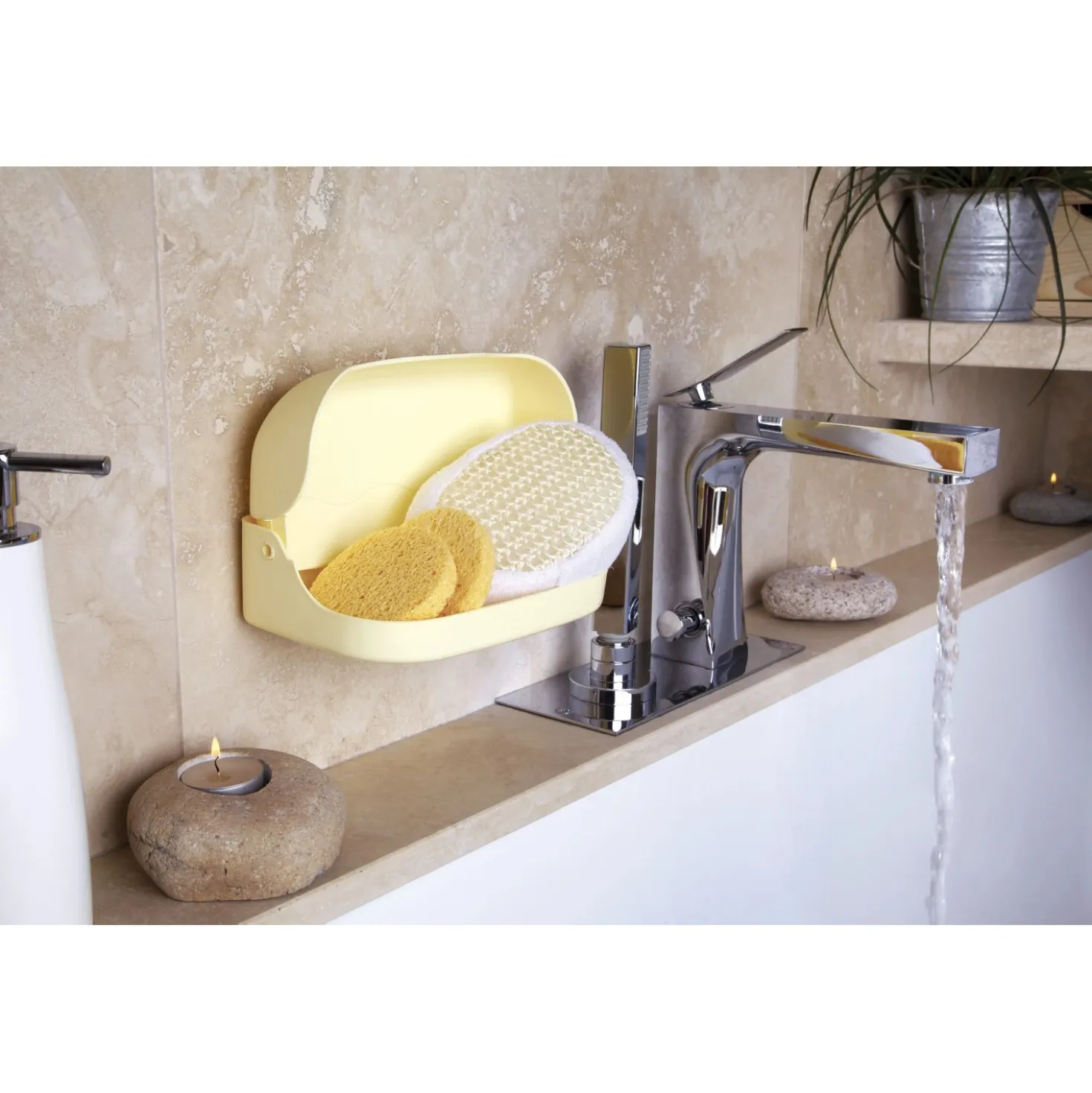 Porta spugna cucina Nikkia 22x12,5x7 cm