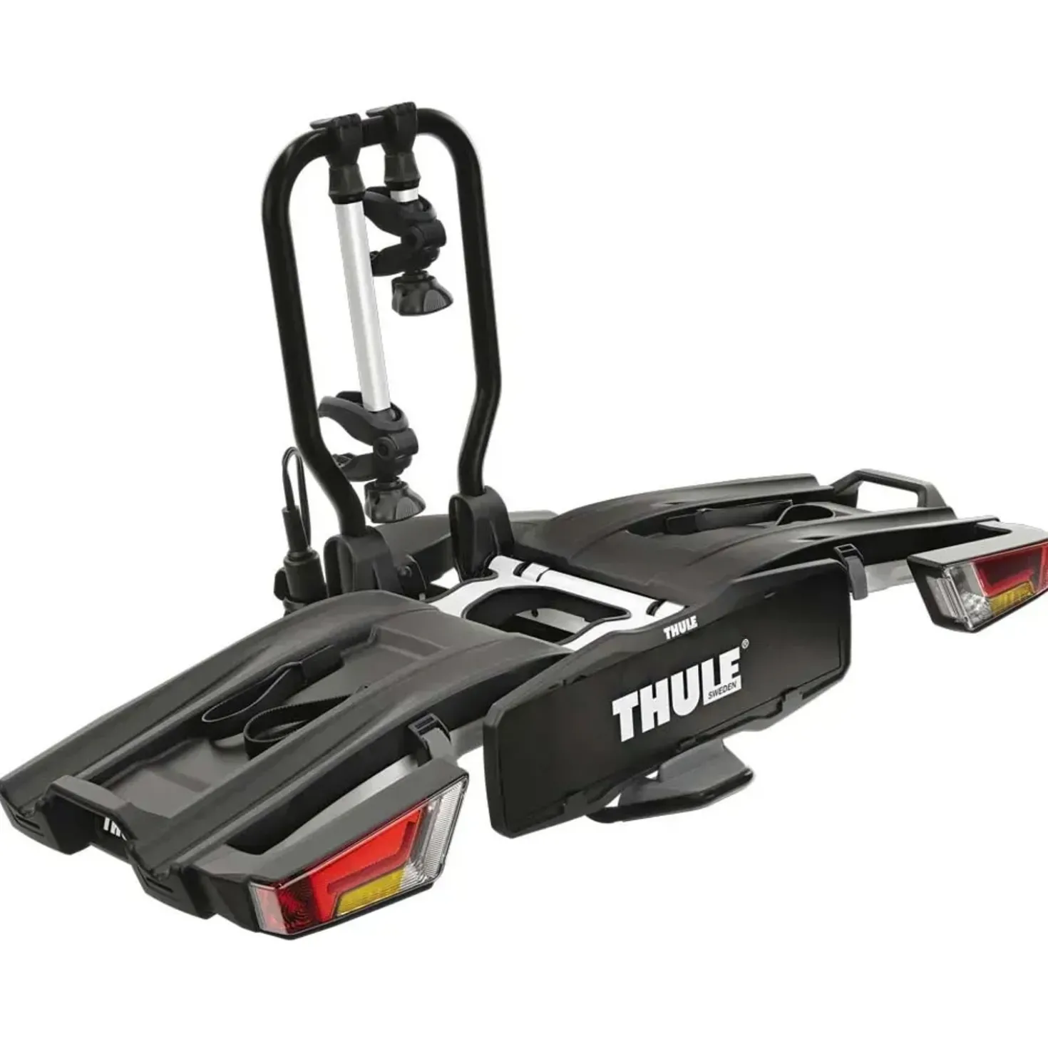 Portabici da gancio traino EasyFold XT 2 bici 13 poli