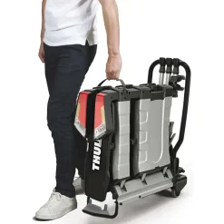Portabici da gancio traino EasyFold XT 3 bici 13 poli