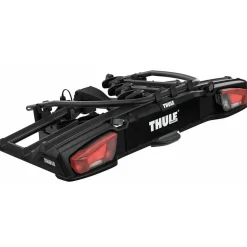 Portabici da gancio traino VeloSpace XT 3 bici 13 poli nero