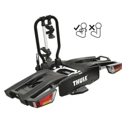 Portabici da gancio traino EasyFold XT 2 bici 13 poli Fix4Bike