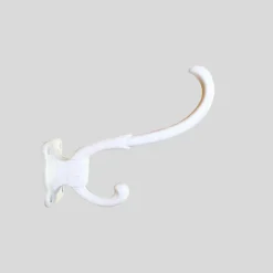 Portabito in zama 80x30 mm bianco opaco