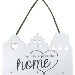 Portachiavi "home" 3 ganci bianco