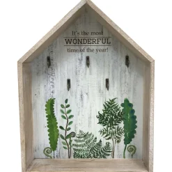Portachiavi in legno design "natura" 5 ganci