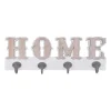 Portachiavi in mdf "home" legno naturale e bianco