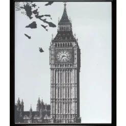 Portafoto in PVC nera 13 cm x 18 cm