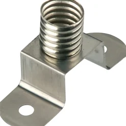 Portalampada E10 con alette OBI argento 5 pz