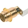 Portalampada E14 OBI angolare ottone
