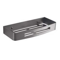 Portaoggetti doccia Nerva rettangolare acciaio inox aisi 304 gun metal