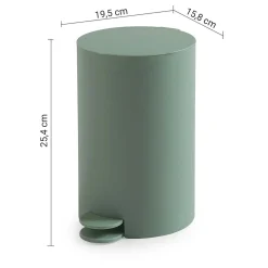 Portarifiuti Sharon in resine termoplastiche 3 lt verde matt