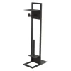 Portarotolo con ripiano Idrostile Cascorro 305x800 mm nero