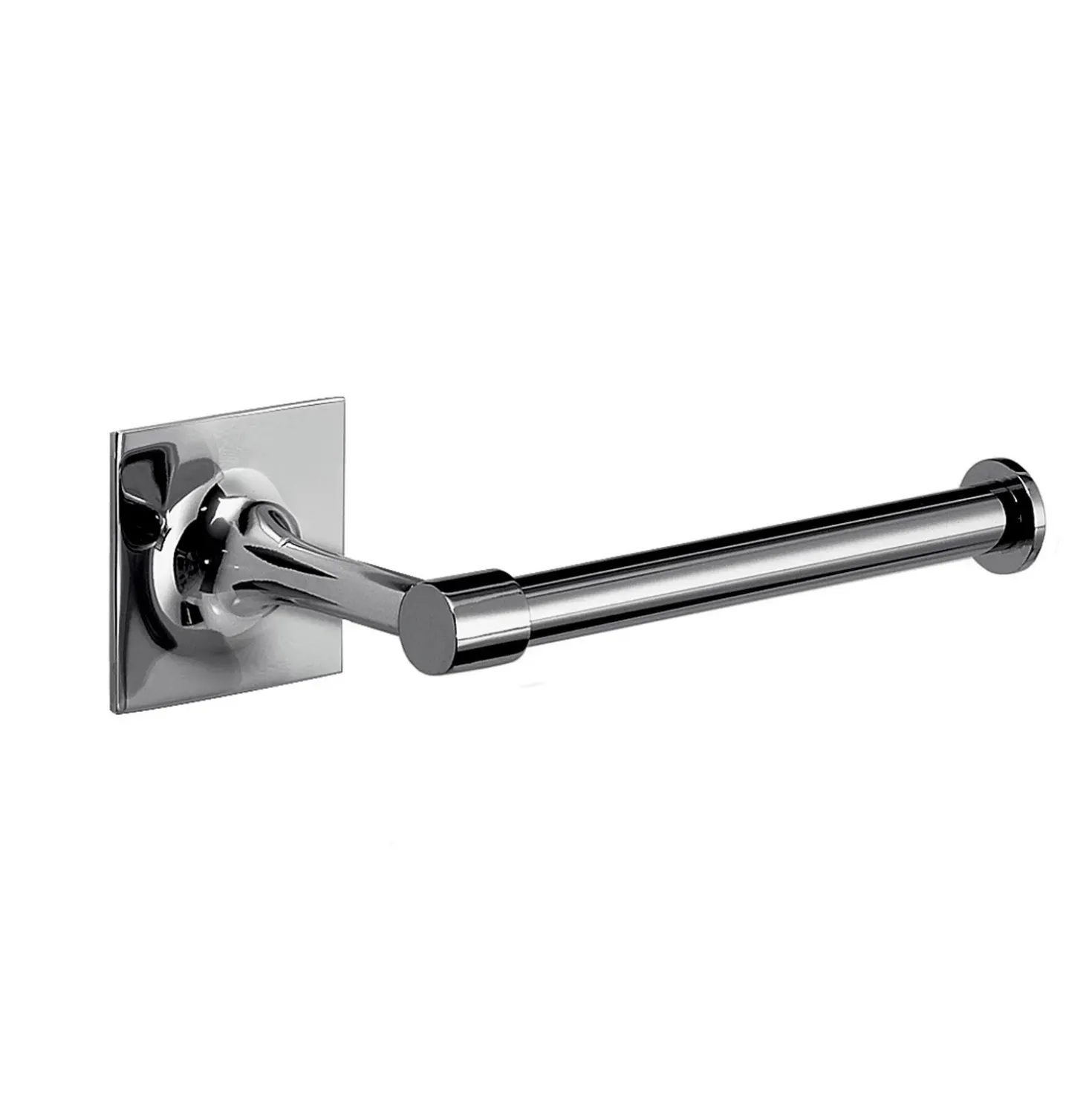 Portarotolo Wizard in ottone cromo