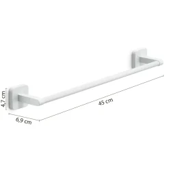 Portasalviette Tonga 45 cm bianco matt