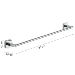 Portasalviette Tonga 60 cm cromato