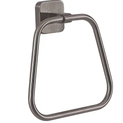 Portasalviette Tonga ad anello gun metal